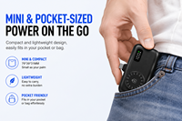 Batterie externe magnétique 5000 mAh 22,5 W avec charge rapide PD, câble Type-C intégré, affichage numérique pour téléphone et montre connectée, logo personnalisé OEM
