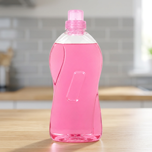 Botella de Plástico PET Verne con Tapa de Rosca Reciclable de 1450 ml para Envasado de Detergentes y Líquidos - Product Image 3