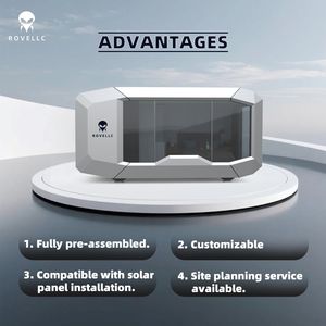 Combinaison de performance thermique à très faible consommation d'énergie, système de chauffage à l'eau et électrique, <span class=keywords><strong>maison</strong></span>-capsule, capsule spatiale, contrôle par <span class=keywords><strong>application</strong></span>, hôtel - Product Image 2