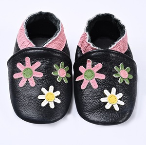Chaussures souples en cuir pour bébé, premières chaussures de marche avec semelles en daim, mocassins à enfiler, chaussures souples en cuir pour bébés, chaussons - Product Image 5