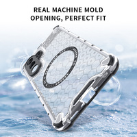 Coque de téléphone magnétique en nid d'abeille pour Samsung Galaxy A56 A36 A26 A55 A35 S25 Ultra S24 Plus S23 FE M35