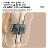 Masseur électrique pour le corps, le cou et le dos avec chaleur, coussin de massage 3D à pétrissage, contrôle de la minuterie pour soulager la douleur sciatique
