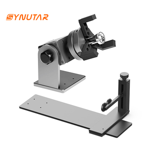 Machine de gravure laser à fibre métallique avec pince rotative anti-vibration, table rotative portable pour marquage - Product Image 4