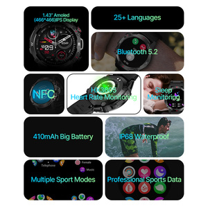 Montre connectée tendance Phonemax 2023 OEM pour hommes, écran tactile complet, étanche, appels Bluetooth, téléphone Android, application Fitcloudpro - 1ère montre - Product Image 4
