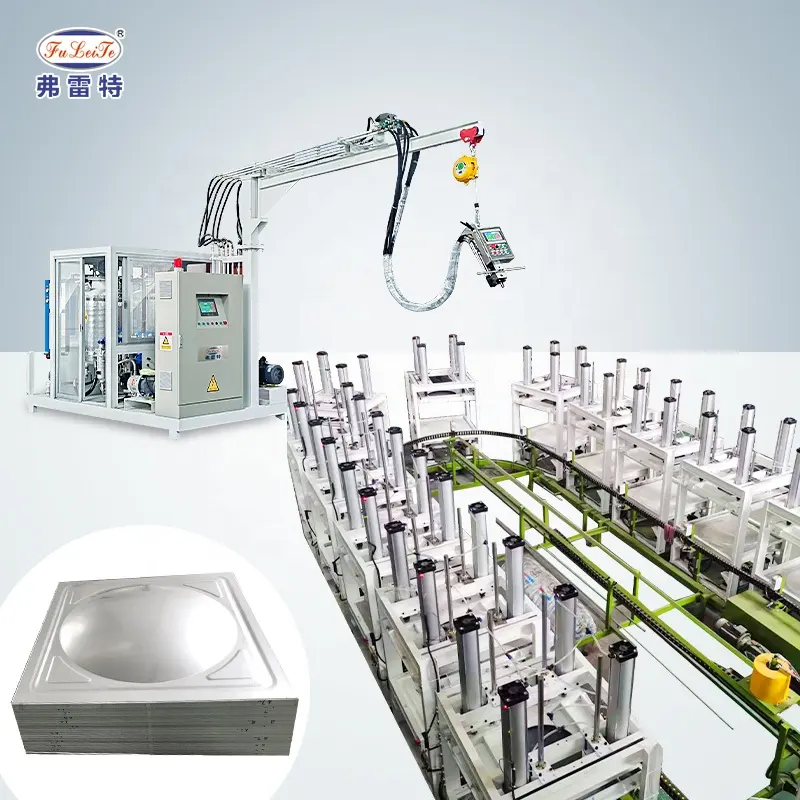 Produttore indiano ad alta pressione poliuretano schiuma di iniezione macchina per il serbatoio di acqua isolante in schiuma di PU rigida