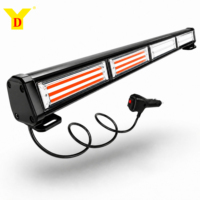 YD LKW-Dachleuchte COB LED Stroboskop 12V Zigarettenanzünder 7 Farben 16 Muster Warnleuchte Auto-Notfallleuchte