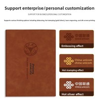 A5 Notizbuch mit Individuellem Logo Verdickter Schafsleder-ähnlicher Einband Hochwertiges Business-Notizbuch 100 Blatt Ohne Bindung XH Marke