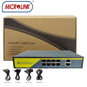 4CH 8CH 16CH 24CH 8 Cổng Gigabit CCTV Mạng PoE Switch 48V 10/100/1000M Ethernet PoE Switch Cho Dahua IP Camera - Product Image 6