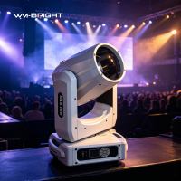 Meilleur Prix 295W / 16 Canaux / Double Prisme Éclairage de Scène à Tête Mobile Beam Haute Performance pour Mariages, Clubs, DJ, Discothèques et Petits & Moyens Événements