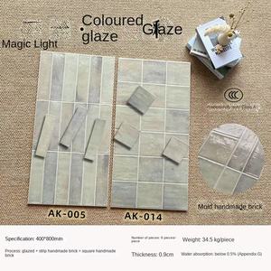 Carreaux muraux en porcelaine moderne 400x800, imitation pierre de brique, texture mate, émail mat, salle de bain, intérieurs de <span class=keywords><strong>restaurant</strong></span>, carreaux d'hôtel - Product Image 6