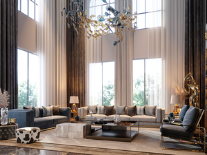 Lampadario in Vetro Artigianale di Forma Speciale per Grandi Progetti di Illuminazione Alberghiera, Lampadario Decorativo di Lusso per Sale di Ricevimento - Product Image 4