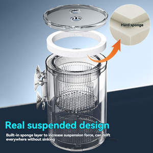 Caja de Aislamiento Moderna de Plástico para Peceras, Caja Multifuncional Suspendida para Incubación, Cría y Crianza de Peces Payaso, Peces Dorados y Guppys - Product Image 4