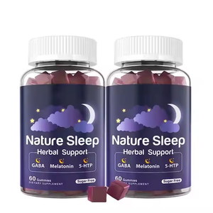 Gummies à la mélatonine pour adultes en marque privée OEM/ODM - Complément vitaminique pour la relaxation et le sommeil, 60 gummies par flacon - Product Image 1