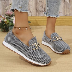 MAZ <span class=keywords><strong>Scarpe</strong></span> da <span class=keywords><strong>Donna</strong></span> Taglie Forti 2025 Nuove per Tutte le Stagioni Slip-On Tacco Piatto Alla Moda Taglia <span class=keywords><strong>43</strong></span> - Product Image 3