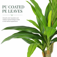 Arbre artificiel Dracaena Fragrans, plante dragon hyper-réaliste, emballage KD, ignifuge et résistant aux UV, directement de l'usine, décoration pour la maison et le bureau