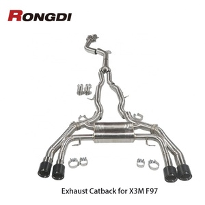 Échappement sport Catback en acier inoxydable 304 pour BMW F9X X3M X4M F97 F98 S58 3.0L - Product Image 2