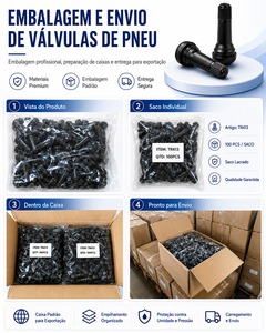 Válvula de Neumático TR413, Válvula de Goma a Presión para Neumáticos sin Cámara, para Ruedas de Automóvil - Product Image 4