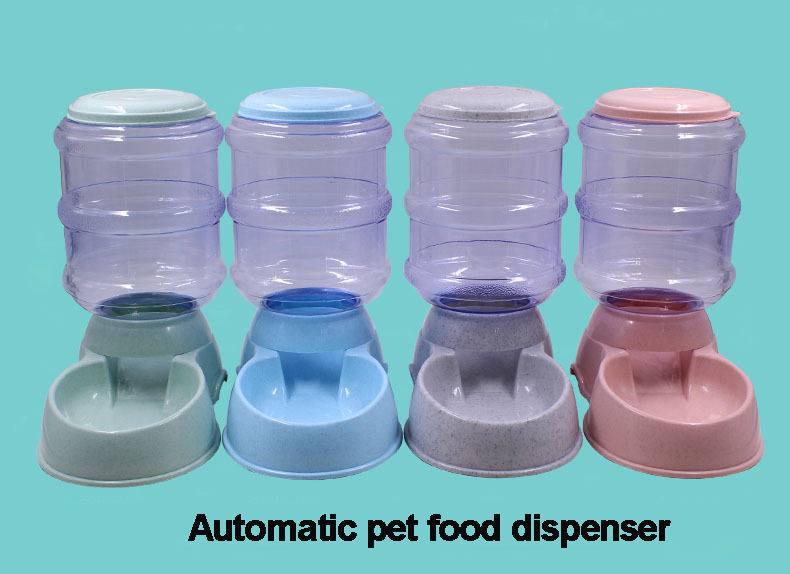 Blue food dispenser