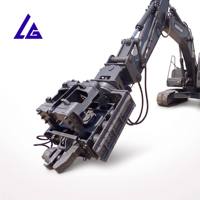 Accessoire d'excavatrice : pince latérale pour pieux et marteau vibrant, installation facile, CE ISO, disponible pour 1 à 50 tonnes