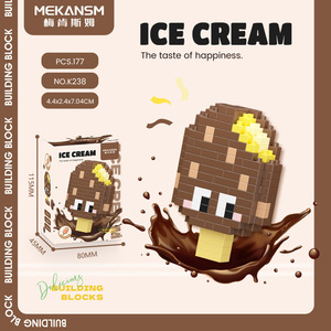 Mekansm Ice Cream Series Building Blocks 100-200 pièces, jouet d'assemblage pour enfants de 4 à 13 ans, unisexe - Product Image 3