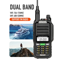 Radio Baofeng UV98 Pro 8W UHF VHF de Doble Banda FM con Alarma SOS, Función de Banda Cruzada U/V, Resistente al Agua IP68, Walkie Talkie de Largo Alcance