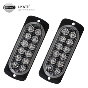 Nhà Máy Giá 12LED cảnh báo ánh sáng khẩn cấp an ninh đèn hiệu đèn tín hiệu nhấp nháy lưới tản nhiệt đèn nhấp nháy xe ánh sáng phụ kiện - Product Image 1