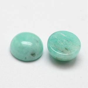 Cabochons d'amazonite précieuse de qualité supérieure 100% Amazonite naturelle ronde dos plat pierres précieuses en vrac pour la fabrication de bijoux utilisation OEM en vrac - Product Image 4