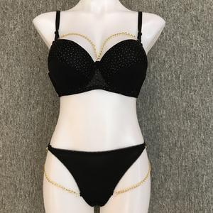 2025 nouvelle mode transfrontalière russe Sexy sous-vêtements ensemble pour <span class=keywords><strong>Amazon</strong></span> respirant INS chaîne brillant culotte réglable Europe amérique - Product Image 6