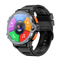 Reloj Inteligente 4G con Wifi, Navegación GPS, NFC, Videollamadas, Pantalla Redonda de 1.54 Pulgadas, 2GB, Batería Grande de 800mAh, Reloj Android con Calendario, Tarjeta SIM 4G