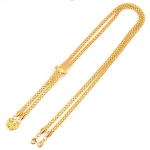 Christian Gold Head Ornament Accessories 120 cm Brass Necklace for Pectoral Cross Large Size Russian <strong>Copper</strong> <strong>Chain</strong> - Product Image 3