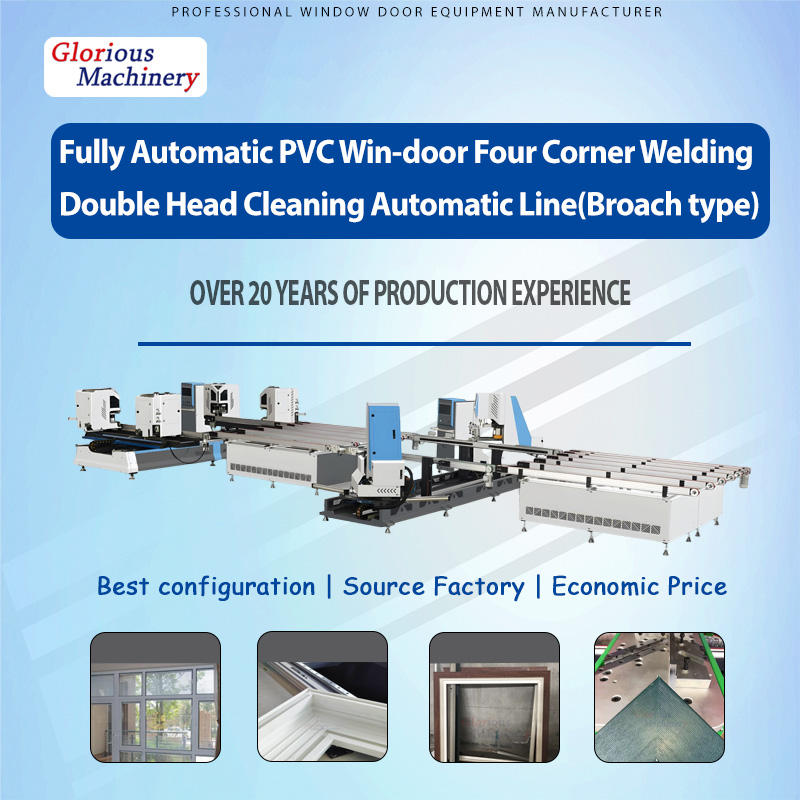 Glorious 220V PLC Controlled Automatic UPVC Profile Seamless Welding ...
