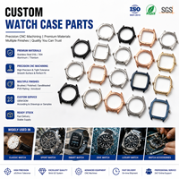 Relojes Hechos a Medida, Procesamiento Personalizado de Cajas y Correas de Reloj, Servicio de Mecanizado CNC de Alta Precisión, Acero Inoxidable, Aleación de Titanio