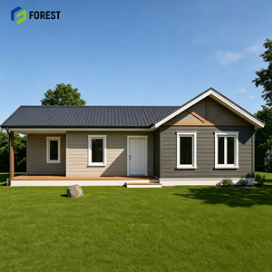 บ้านวิลล่าเหล็กสำเร็จรูปดีไซน์รางวัลการออกแบบ แบรนด์ FOREST ได้รับการรับรองมาตรฐาน ISO9001 ออกแบบโดยสถาปนิก บ้านหรูทันสมัยสำเร็จรูปพร้อมขาย - Product Image 1