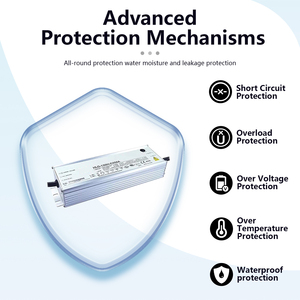 MEAN WELL HLG-120H-C350A 150.5W 350mA IP67 Драйвер постоянного тока для светодиодов (215-430В) для уличного и промышленного освещения - Product Image 2