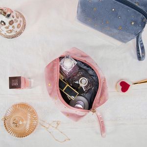 Pochette de maquillage miniature de luxe personnalisée avec logo, trousse de toilette, sac de maquillage en velours pour soirée dansante, sac cosmétique - Product Image 6