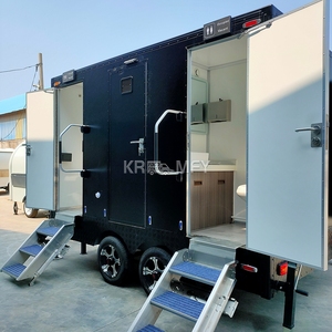 Remolque de Baño Móvil de Lujo Personalizado 2025, Baño Portátil, Inodoro para Campamento - Product Image 4
