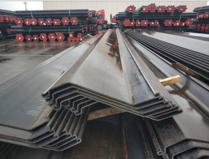 Jenis Z Section Cold Rolled Steel Sheet Pile dalam Berbagai Spesifikasi/dimensi - Product Image 2