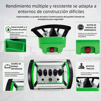 Manette de commande à distance pour grue de camion à 5 leviers, avec embrayage moteur et joysticks hydrauliques, radiocommande pour grue - Vente Flash