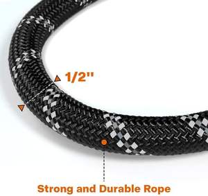 Taglory Nylon Rope <span class=keywords><strong>Dog</strong></span> Leash Ribbons 6 FT Cómodo mango acolchado Hilos altamente reflectantes para perros medianos/grandes 1/2 pulgadas - Product Image 3