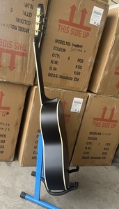 Aiersi cuerpo completo <span class=keywords><strong>precio</strong></span> barato acabado mate <span class=keywords><strong>guitarra</strong></span> clásica de caoba con color negro - Product Image 6