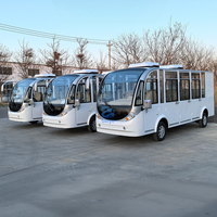 Mini-bus électrique 16 places, nouveau modèle de luxe et bus de tourisme électrique grand format pour passagers, également adapté aux transport de marchandises.