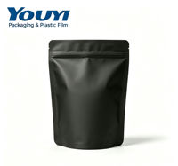 YOUYI Sachet Doypack pour aliments pour chats avec fermeture éclair refermable en feuille d'aluminium, qualité alimentaire supérieure, pour 1 kg de friandises premium pour animaux de compagnie
