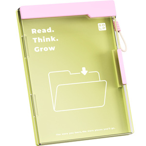 A4 Multifunctional <b>Folder</b> Clipboard Transparent <b>Plastic</b> Storage Box Student Writing Pad Test Paper Organizer - Product Image 1