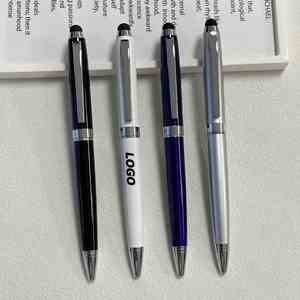 2 in 1 Stylus With Ballpoint Ink - Custom Logo Metal Promotional <b>Pen</b> for Business Gifts and Office Use - Product Image 1