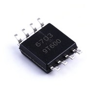 Mémoire Flash SPI NOR W25Q128JVSIQ 128 Mbit 2,7 V-3,6 V 133 MHz, boîtier SOP-8, qualité industrielle pour électronique embarquée