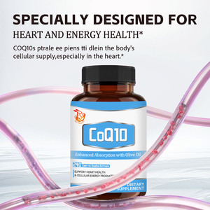 Cápsulas de CoQ10 Más Vendidas, Absorción Mejorada con Aceite de Oliva, Ayuda a Reponer los Niveles de CoQ10 en la Sangre, Promueve la Salud del Corazón - Product Image 3