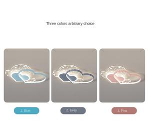 Nueva Luz de atenuación, luz Led para dormitorio infantil, luz de techo, habitación de Metal para niños, amor moderno, sala de estar para niños, bonita - Product Image 3