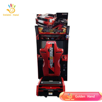 Machine de jeu d'arcade de course de vitesse Speed4 Super Speed à monnayeur, construction en métal et plastique, prend en charge l'anglais/l'espagnol/le japonais, version simple joueur