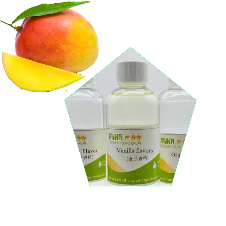 ISO, muestras gratuitas de fábrica, pedido a granel, esencia de mango, sabores, concentrado de fruta, sabor y fragancia