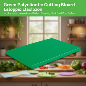 Tagliere Grande in Polietilene Verde per Cucina, Superficie per Preparazione Alimenti - Product Image 3